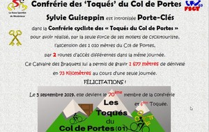 Le CCL reprend la tête du classement des clubs Toqués du Col de Portes !