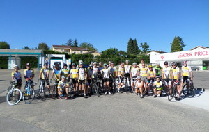 Traditionnelle photo de groupe au départ de cette belle journée