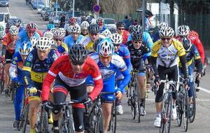 Max et Dominique dans le peloton des 5ème caté