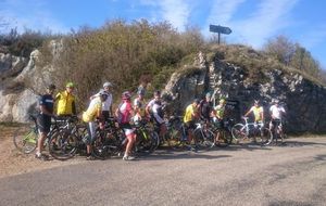 Regroupement du groupe 1 au Col d'Evosges le 18 octobre