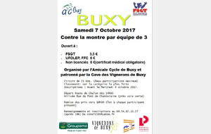 Contre La Montre x3 de Buxy