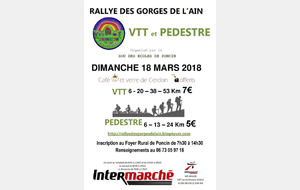 Rallye VTT des Gorges de l'Ain à Poncin