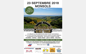 Le Beaujolais Bike Tour à Monsols (69)