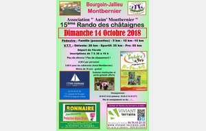 La Rando des Châtaignes à Bourgoin-Jallieu
