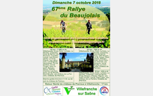 67ème Rallye du Beaujolais à Villefranche (69)