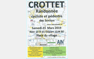 Randonnée des Séniors à Crottet