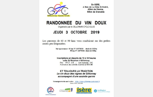 Randonnée du Vin doux