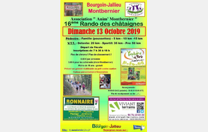 16ème Rando des Châtaignes à Bourgoin