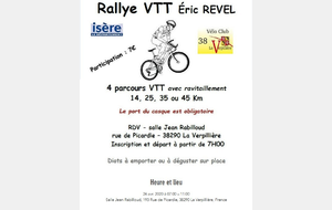 Rallye VTT Eric Revel
