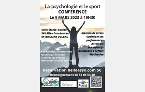 Conférence - La psychologie et le sport