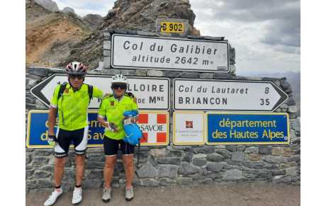 Deux séniors du club au Galibier